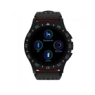 Astrum SW300 okosóra magyar menüvel, IP67, pulzusmérés, hívásértesítő, időjárás, Ios/Android kompatibilis, fekete-piros