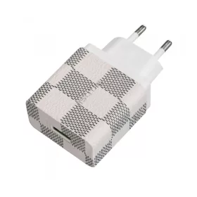  Astrum CH310 QC 3.0 dual color bőrbevonatos hálózati gyorstöltő (Quick Charge) 1xUSB 3,0A 18W