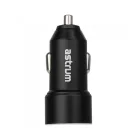 Astrum CC300 prémium fémházas gyorstöltő (Quick Charge 3.0) autós töltő 2X USB, (USB 2.4A 12W + USB QC 3.0 18W)