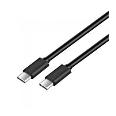   Astrum UT332 1,2m Type-C - Type-C csomagolt adatkábel, USB 2.0, 2A, fekete