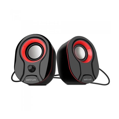 Astrum SU115 Speaker 2.0Ch USB Power 3.5mm Black / Red
