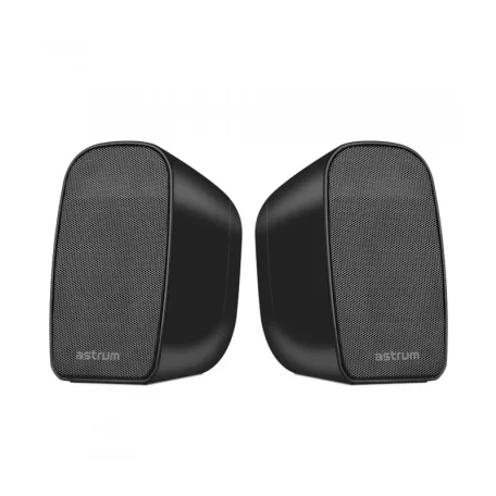 Astrum SU170 fekete 2.0 csatornás 3,5MM multimédia hangszóró USB-s áramellátással, hangerőszabályozóval, prémium hangzással 2 X 3W