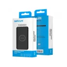 Astrum PB310 QI 5V/1A külső akkumulátor vezeték nélküli töltéssel, 10000mAh USB, Type-C, 2X smart IC, 2A input, 2A output, LI-polymer 10W