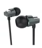 Astrum EB410 univerzális 3,5mm szürke fémházas sztereó headset zajszűrős mikrofonnal, prémium hangzással, slim kábellel
