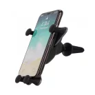 Astrum CW260 univerzális gravity autós tartó vezeték nélküli töltéssel szellőzőre, QI V1.2, 5V-1A / 9V-1.1A 10W