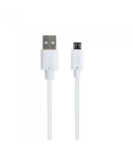 Astrum USB - micro USB fehér csomagolt adatkábel 1.5M CB-U2ATD15 UD115