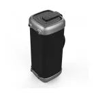 Astrum ST370 fekete hordozható bluetooth hangszóró FM rádióval, micro SD olvasóval, karpánttal, AUX, USB, EQ, 25W