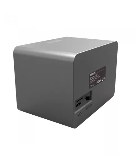 Astrum ST180 szürke hordozható bluetooth hangszóró, mikrofon, FM rádió, micro SD olvasó, 3W