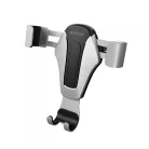 Astrum SH470 Gravity gumibevonatos autós tartó 3,5" - 6,3" szellőzőre, fekete-ezüst