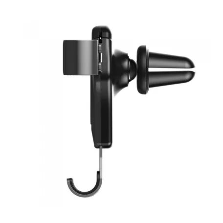 Astrum SH470 Gravity gumibevonatos autós tartó 3,5" - 6,3" szellőzőre, fekete-ezüst