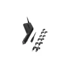 Astrum CU200 univerzális autós 12/24V laptop töltő 65W, 11 féle töltőfejjel, 15V/5A, 16V/4.4A, 18V/3.9A, 19V/3.68A, 20V/3.5A