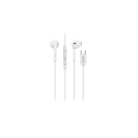  Astrum EB500 type-C sztereó headset mikrofonnal, hangerőszabályozóval, fehér