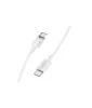Astrum AC312 fehér Lightning (8Pin) - Type-C gyorstöltő adatkábel 20W 3A, MFI engedéllyel, 1M