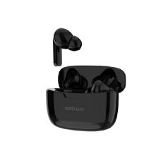   Astrum ET320 BT V5.1 sztereo TWS headset dual mikrofonnal, USB-C töltőtokkal, fekete