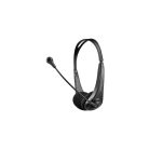 Astrum HS115 Call center vezetékes 3,5mm jack fejhallgató állítható mikrofonnal, fekete
