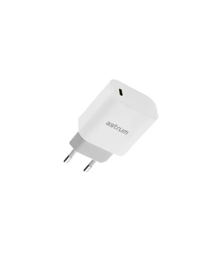 Astrum CH460 fehér gyorstöltő PD 20W töltőfej USB-C csatlakozóval