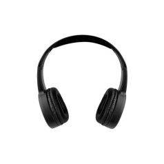   Astrum HT210 sztereó fekete bluetooth 5.0 fejhallgató beépített mikrofonnal, bőr fülpárnákkal