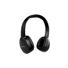 Astrum HT210 sztereó fekete bluetooth 5.0 fejhallgató beépített mikrofonnal, bőr fülpárnákkal