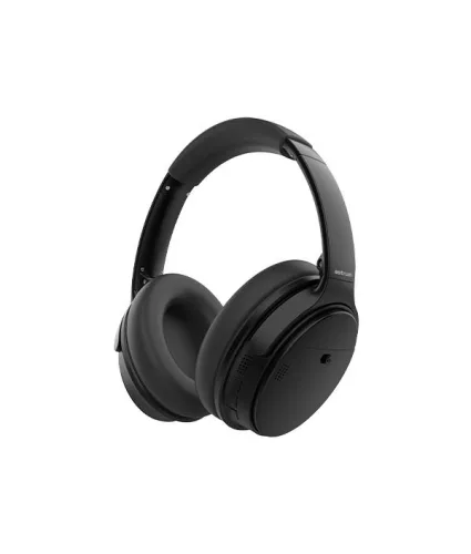 Astrum HT310 sztereó fekete bluetooth 5.0 összecsukható fejhallgató beépített FM rádióval, microSD olvasóval, mikrofonnal, bőr fülpárnákkal
