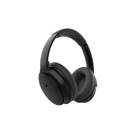 Astrum HT310 sztereó fekete bluetooth 5.0 összecsukható fejhallgató beépített FM rádióval, microSD olvasóval, mikrofonnal, bőr fülpárnákkal