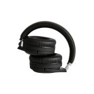 Astrum HT380 sztereó fekete bluetooth 5.0 ANC aktív zajszűrős fejhallgató beépített mikrofonnal, bőr fülpárnákkal