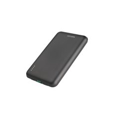   Astrum PB430 10000mAh fekete fémházas gyorstöltő PD power bank 22,5W, 1X QC 3.0 USB-A, 1XUSB-C, li-polymer cellákkal, LED indikátorral