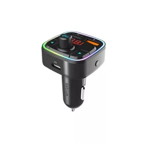   Astrum FM410 autós bluetooth kihangosító + FM Transmitter, LCD kijelző, PD töltés, USB in, USB töltés, mikrofon, Siri funkcióval
