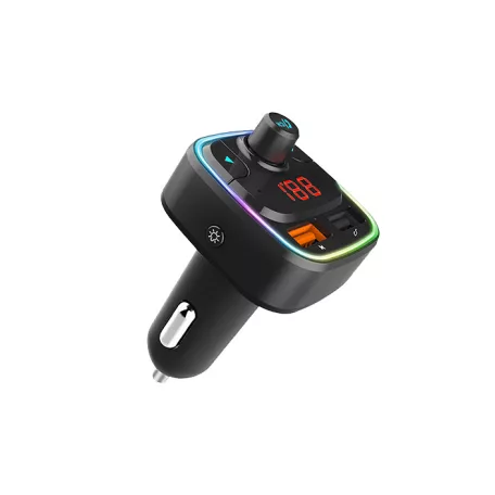 Astrum FM410 autós bluetooth kihangosító + FM Transmitter, LCD kijelző, PD töltés, USB in, USB töltés, mikrofon, Siri funkcióval