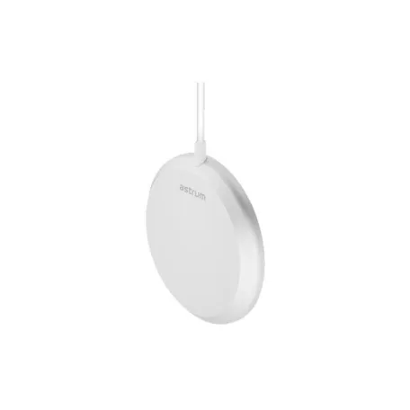 Astrum CW500 univerzális mágneses alumínium borítású vezeték nélküli gyorstöltő 15W, ezüst