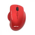 Astrum MW280 2.4GHz vezeték nélküli 1600DPI 6 gombos optikai egér piros