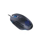 Astrum MG310 7200DPI 8D vezetékes fekete gamer optikai egér, programozható gombokkal, erősített kábellel, 4 színű LED világítással
