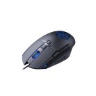 Astrum MG310 7200DPI 8D vezetékes fekete gamer optikai egér, programozható gombokkal, erősített kábellel, 4 színű LED világítással