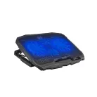 Astrum CP200 laptop hűtő led világítással, 4 ventillátorral, 15.6"/17"
