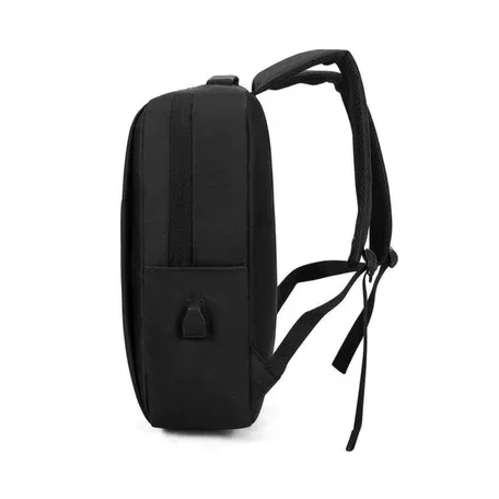 Astrum LB200 bélelt laptop hátizsák / táska 15"-ig vízhatlan Oxford PU beépített külső USB-porttal fekete