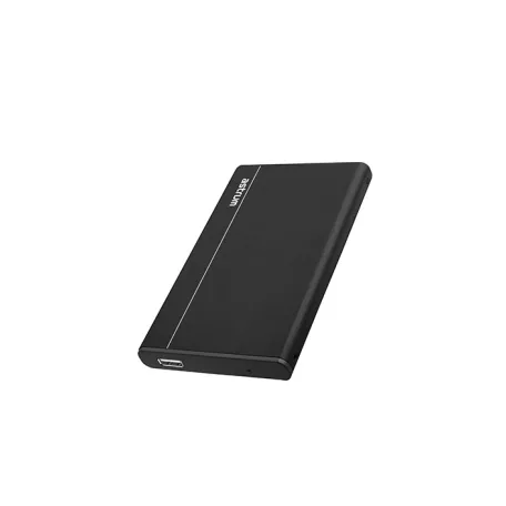 Astrum EN280 fekete 2.5" slim alumínium merevlemez (HDD/SSD) ház USB2.0 SATA-II/ SATA-III