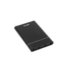 Astrum EN310 fekete 2.5" slim alumínium merevlemez (HDD/SSD) ház USB3.0 SATA-II/ SATA-III