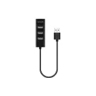 Astrum USB2.0 4 port HUB fekete UH050