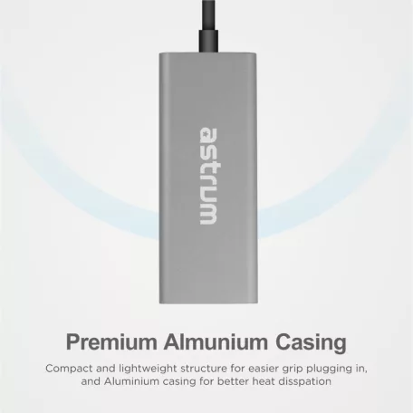 Astrum NA450 Type-C - Gigabit Ethernet LAN konverter Thunderbolt 3, 1000mbps