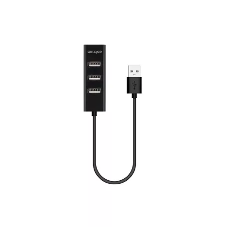 Astrum 1xUSB3.0, 2xUSB2.0, 1xSD, 1xTF HUB Type-C csatlakozóval fekete UH030