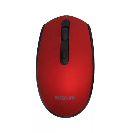 Astrum MW220 2.4GHz vezeték nélküli 1200DPI optikai egér piros