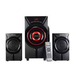   Astrum SM410 2.1 multimédia hangfal szett távirányítóval Bluetooth/FM/USB/microSD/AUX 50W