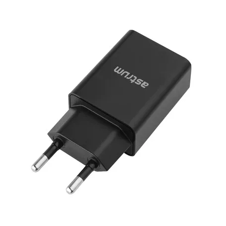 Astrum Pro U20 hálózati töltő 1X USB, 10W, micro USB adatkábellel, fekete