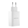 Astrum Pro Dual PD65 hálózati töltő 1X USB + 1X Type-C, 65W, PD, fehér