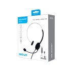 Astrum HS770 Call center USB fejhallgató állítható zajszűrős mikrofonnal, puha fülpárnákkal