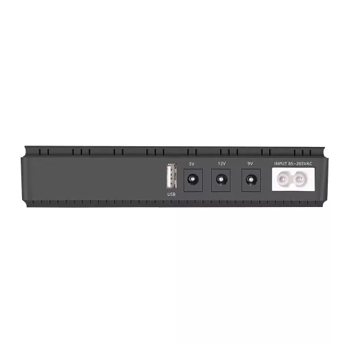 Astrum PB070 10200mAh fekete mini power bank Wifi Routerhez, modemekhez 5V/9V/12v-os kimenetekkel