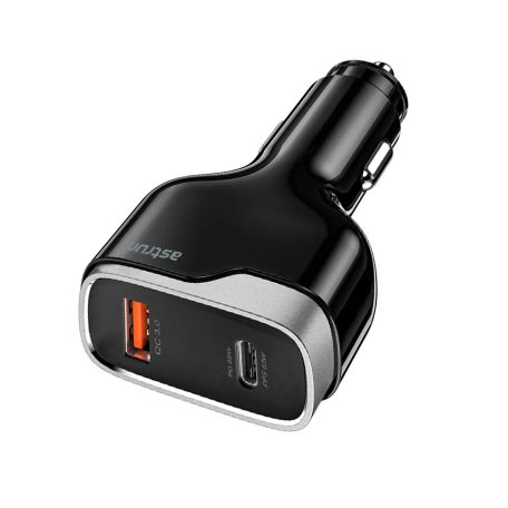 Astrum CC250 Car Charger 2.4A 1 USB + Type-C Cable 1.5M White