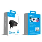 Astrum PRO PD35 hálózati gyorstöltő 1X USB (18W), 1X Type-C (30W) csatlakozóval fekete