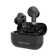   Astrum ET310 BT V5.1 sztereo TWS headset dual mikrofonnal, USB-C töltőtokkal, fekete