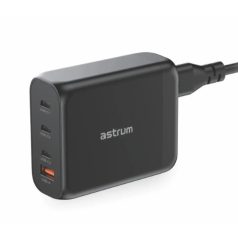   Astrum Pro PD140 univerzális hálózati töltő 3X Type-C 1X USB-A fekete 100W