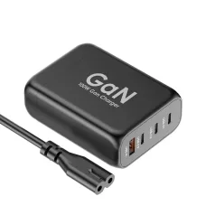   Astrum Pro PD140 univerzális hálózati töltő 3X Type-C 1X USB-A fekete 100W